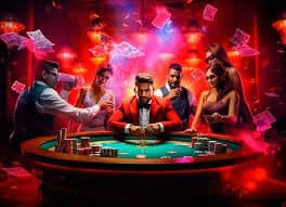 Live dealer studio with professional croupiers